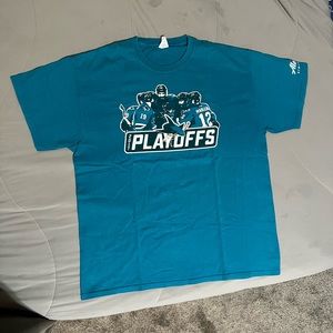 San Jose Sharks 2017 Playoffs Giveaway Shirt